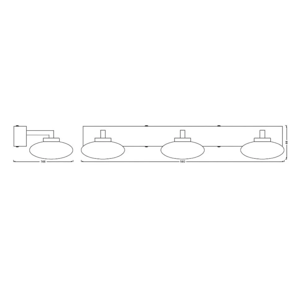 LEDVANCE SMART+ WiFi Orbis Wall Elypse 3 lyskilder