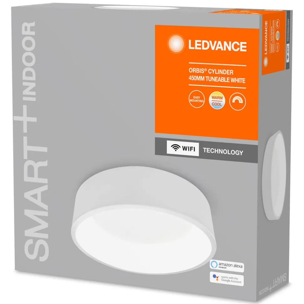 LEDVANCE SMART+ WiFi Orbis Cylinder CCT 45 cm hvid