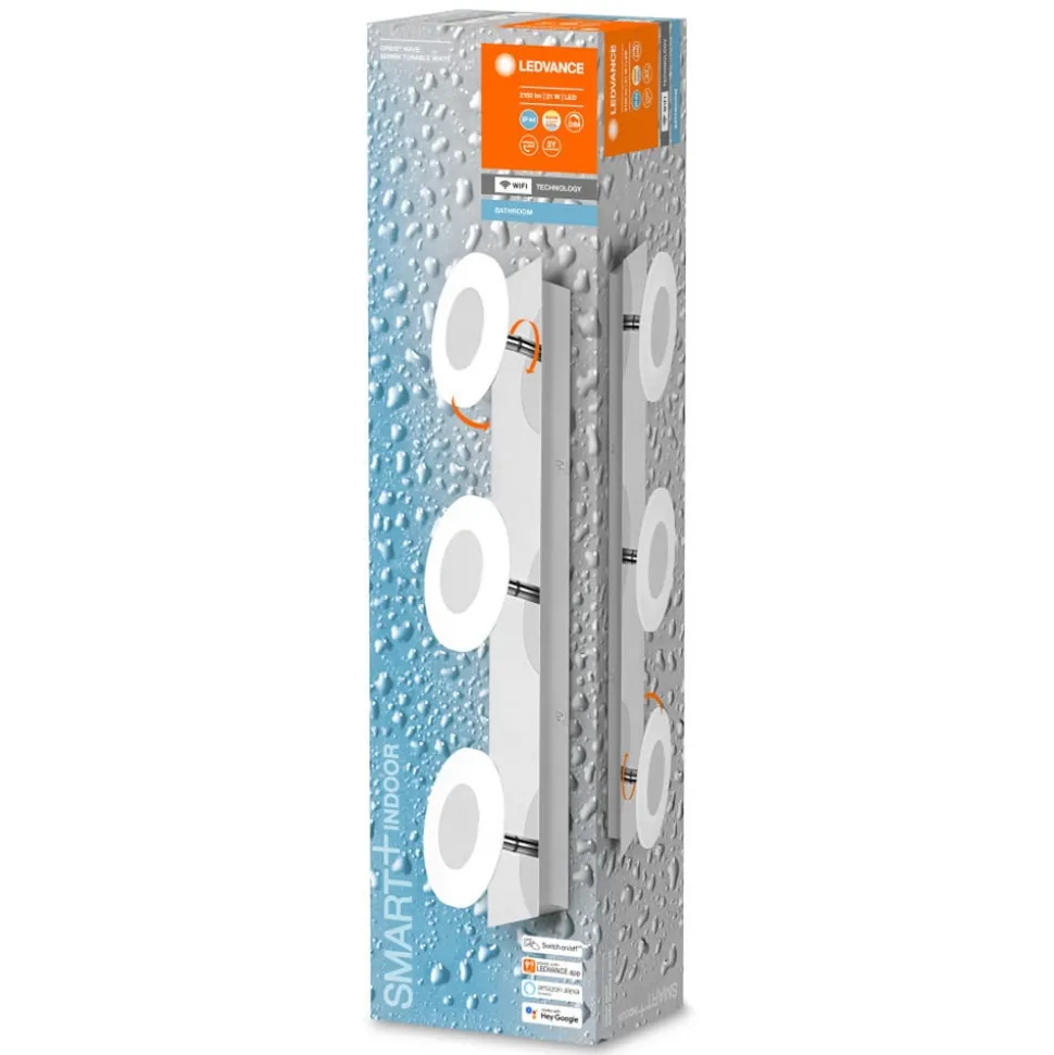 LEDVANCE SMART+ WiFi Orbis Wall Wave IP44, 3 lk