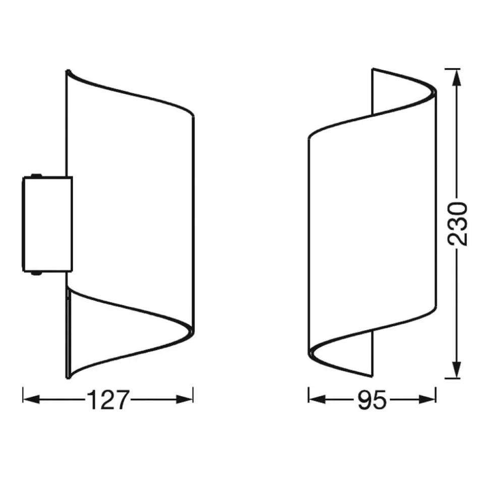 LEDVANCE SMART+ WiFi Orbis Wall Twist, hvid