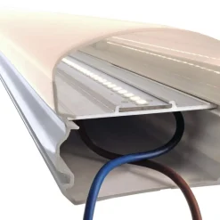 LED-vådrumslampe Tri Proof Motion 66,5 cm