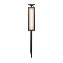 LED-vejlampe solcelle Pathy med husnummer