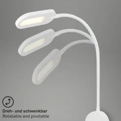 LED-væglampe 2177016 med dæmper, hvid
