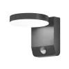 LED-væglampe 9083, sensor, antracit, 16 cm, CCT, IP54