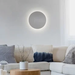 LED-væglampe batteri Puntua Ø 25 cm grå
