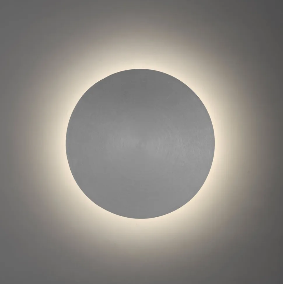 LED-væglampe batteri Puntua Ø 25 cm grå