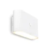 LED-væglampe Chat, hvid, 16 cm, plast, sensor
