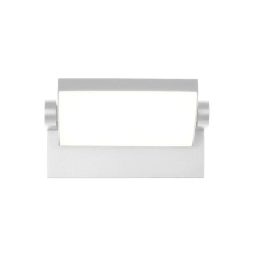 LED-væglampe CMD 9110, hvid, bredde 21 cm, metal, IP54