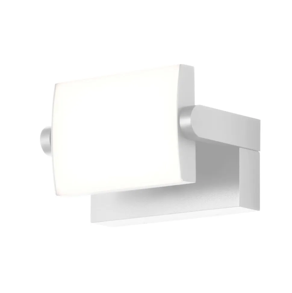 LED-væglampe CMD 9110, hvid, bredde 21 cm, metal, IP54