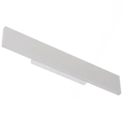 LED-væglampe Concha 47 cm, hvid