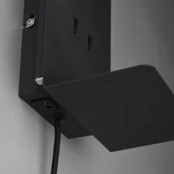 LED-væglampe Element med hylde sort mat