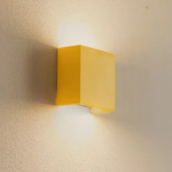LED-væglampe Gianto op/ned, gul