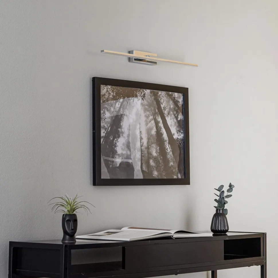 LED-væglampe Miroir 60 cm krom 3000K