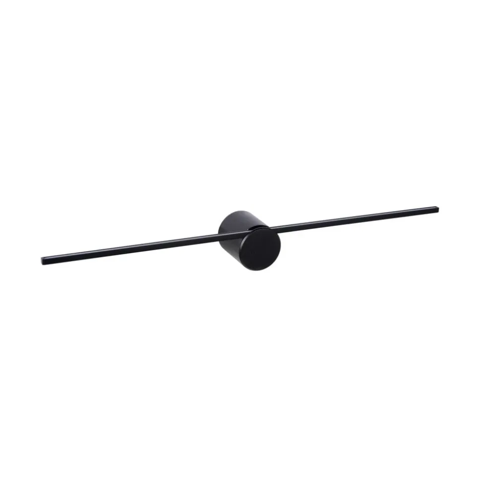 LED-væglampe Mizar, 60 cm, sort, IP44