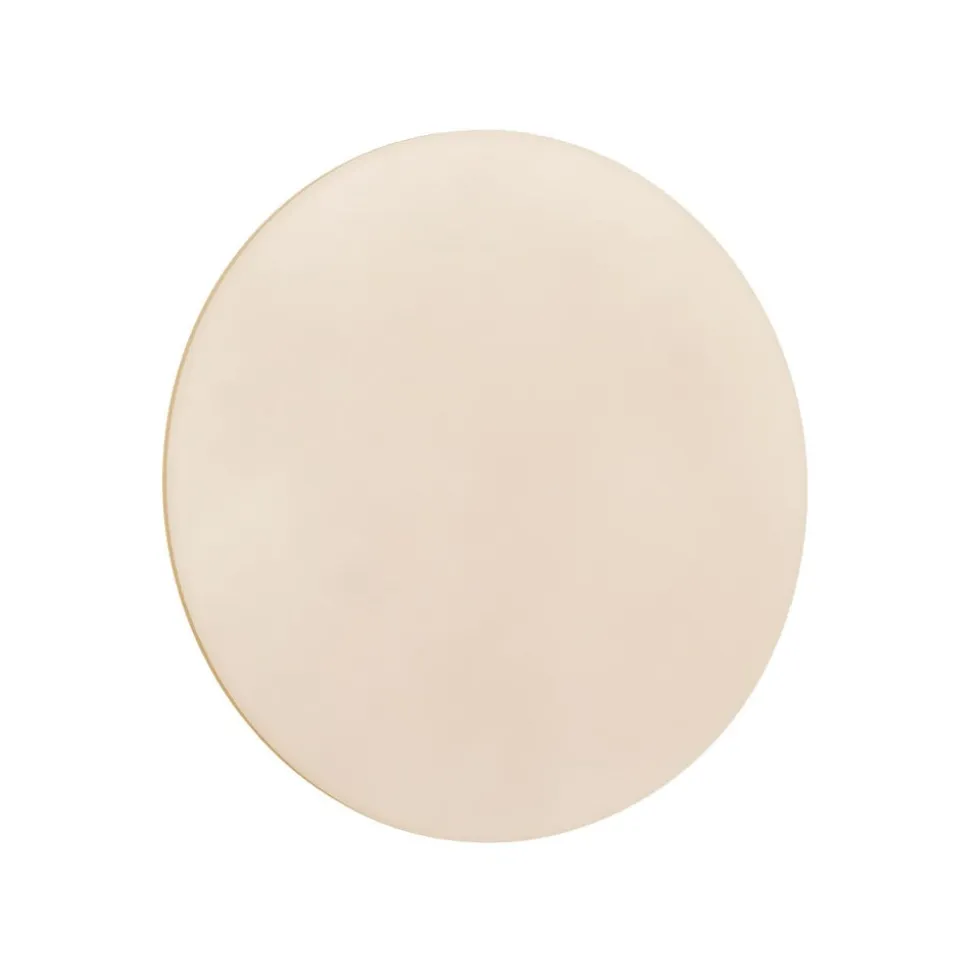 LED-væglampe Orios Plus, sandfarvet, metal, Ø 30 cm