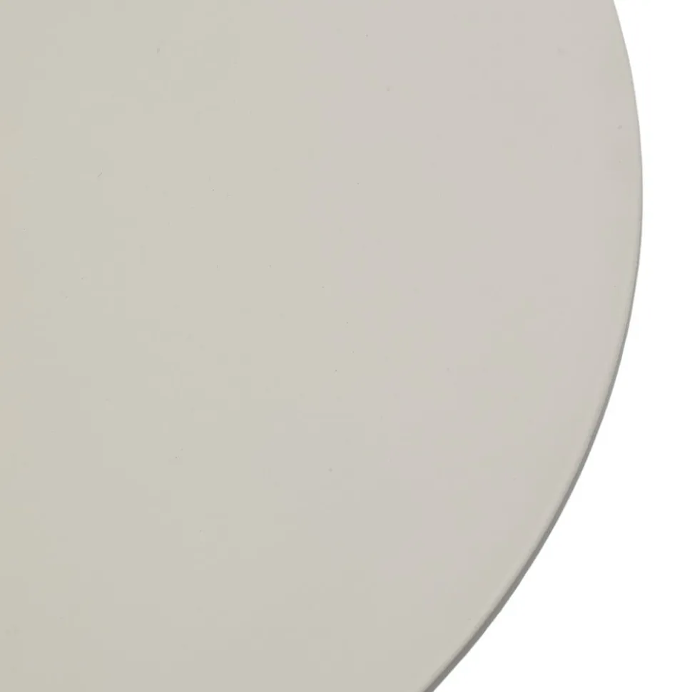 LED-væglampe Orios Plus, sandfarvet, metal, Ø 30 cm