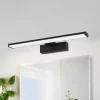 LED-væglampe Pandella 1, længde 40 cm, sort, aluminium