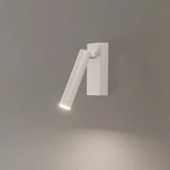 LED-væglampe Rulo, beige, stål, 3000 K