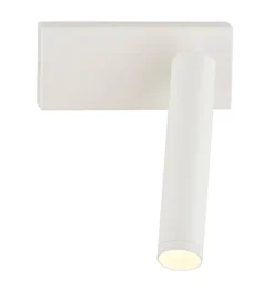 LED-væglampe Rulo, beige, stål, 3000 K