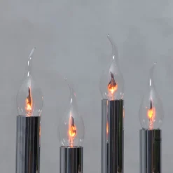 LED-vindstødpære E14 3W flammeeffekt