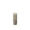 LED-vokslys creme lys farve rav 15,2 cm