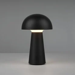 Lennon LED-bordlampe, IP44, batteri, Touchdim sort