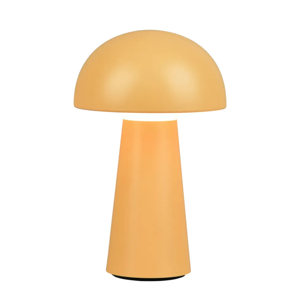 Lennon LED-bordlampe, IP44, batteri, Touchdim gul