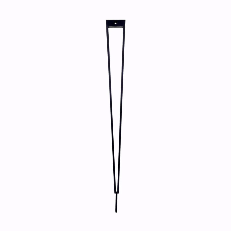 Les Jardins LED-solcellelampe Tinka, corten, 90 cm, jordspyd