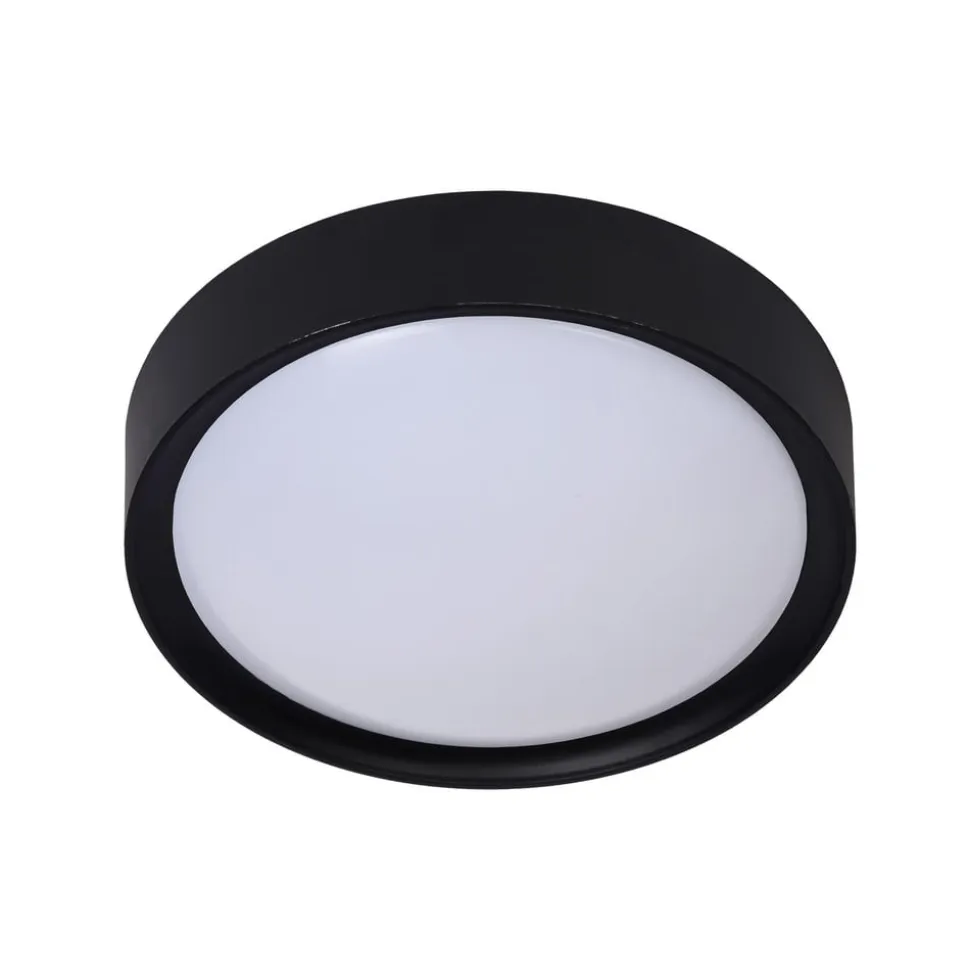 Lex loftlampe, rund, Ø 25 cm, sort