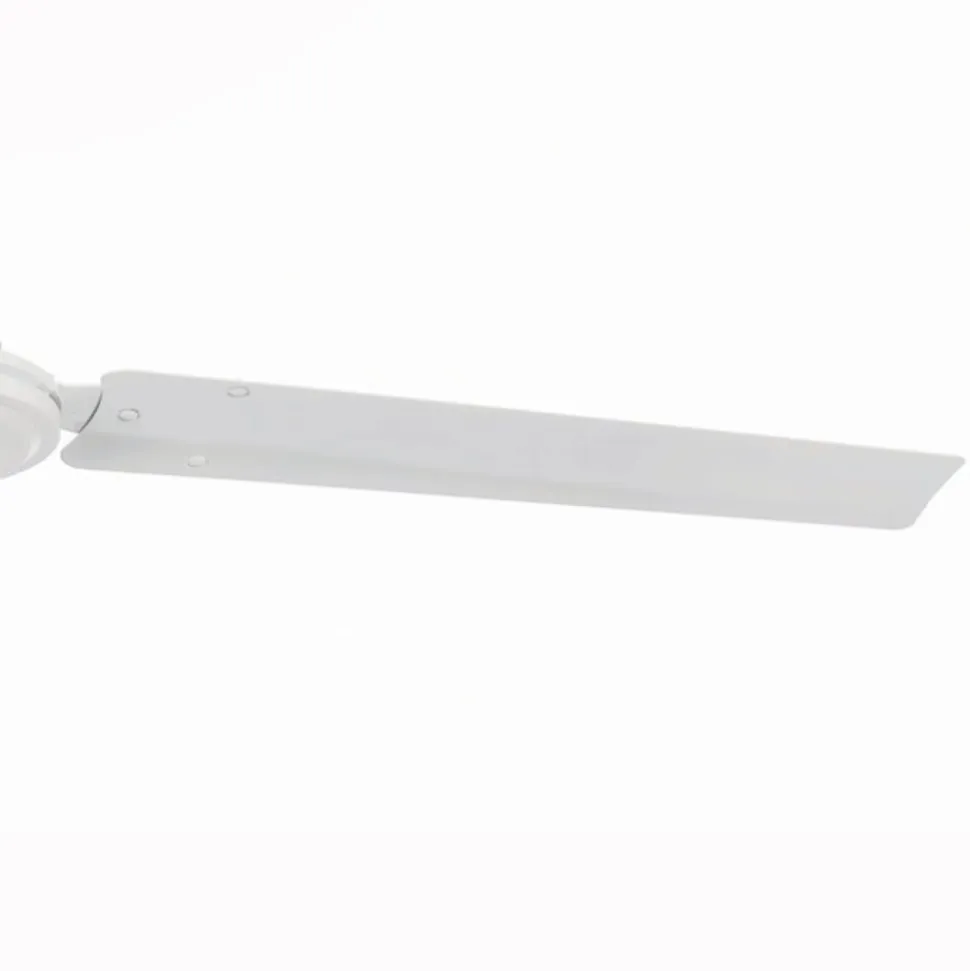 Lige hvid loftventilator ECO INDUS