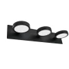 LIGHTME Aqua down LED-spejllampe 3 lyskilder sort