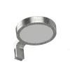 Lightme Aqua On-Top LED-spejllampe, bladsølv