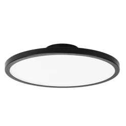 LIGHTME LED-loftslampe Aqua Ø 30,2 cm sort