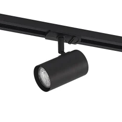 Lindby 1 skinnesystem Linaro, GU10, 14-lys sort