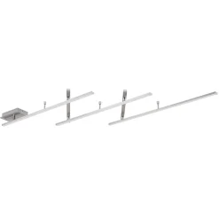 Lindby Acia LED-loftlampe, nikkel
