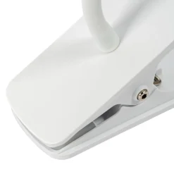 Lindby Ailina LED-bordlampe, klemmefod, hvid