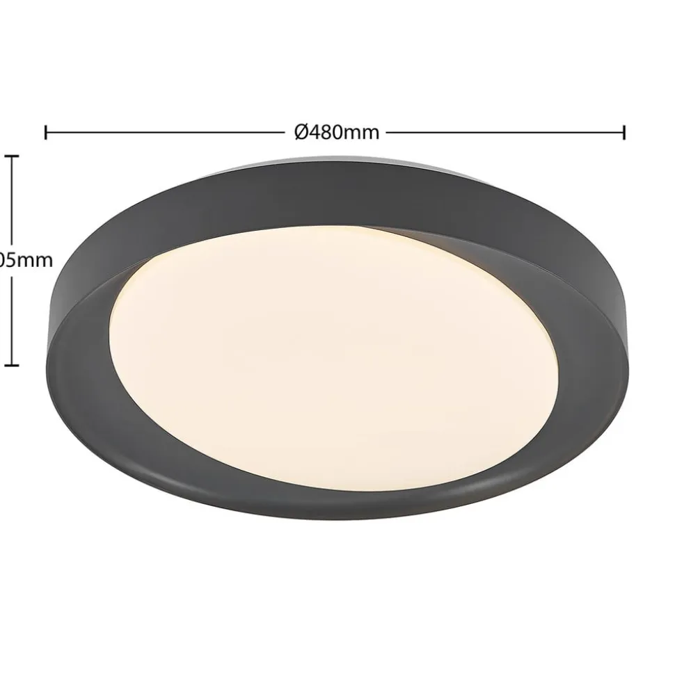 Lindby Alyano LED-loftlampe, RGB, CCT, kan dæmpes