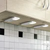Lindby Amaryll LED-underskabsbelysning, 3 stk sølv