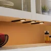 Lindby Amaryll LED-underskabsbelysning, sæt med 3, sort