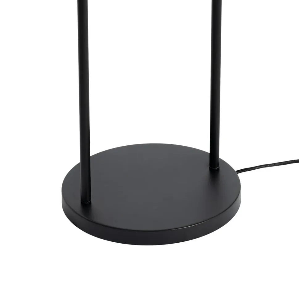 Lindby Aralena gulvlampe, sort/guld, højde 143,5 cm