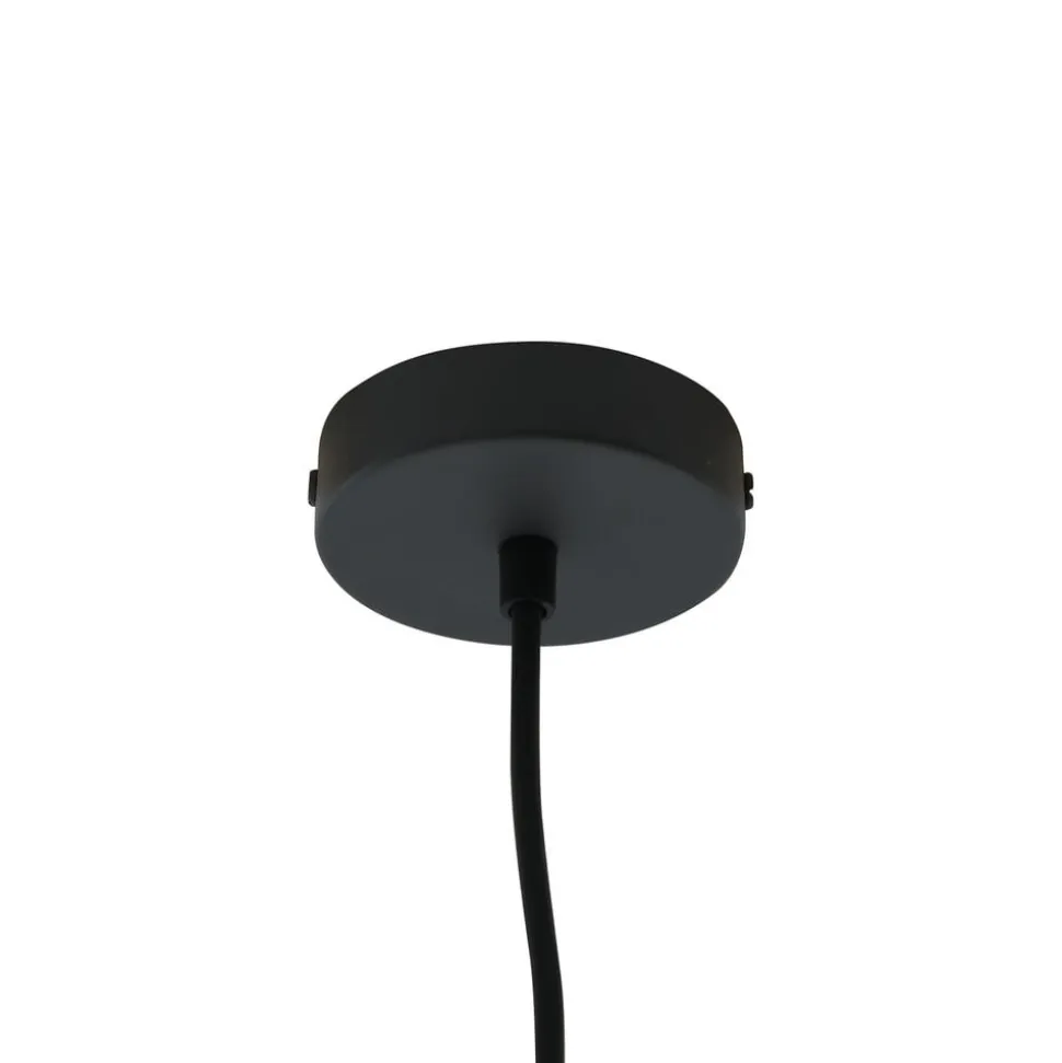 Lindby Arona udendørs hængelampe, Ø 38 cm, hvid