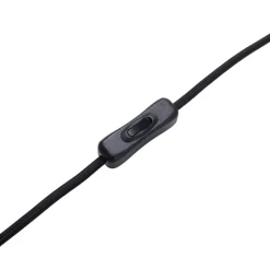 Lindby bordlampe Aelith, Ø 40 cm, brun, keramik, E27