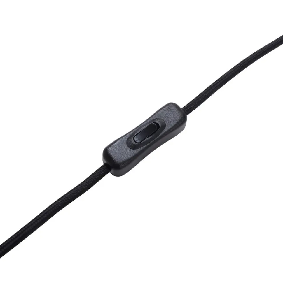 Lindby bordlampe Aelith, Ø 40 cm, brun, keramik, E27