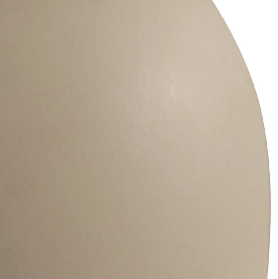 Lindby bordlampe Lennes, beige, glas, Ø 20 cm