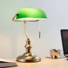 Lindby bordlampe Milenka, bronze, højde 38 cm, metal