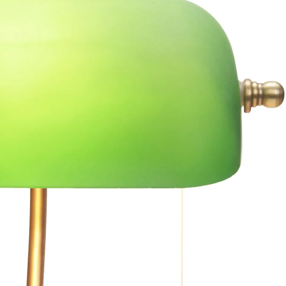 Lindby bordlampe Milenka, bronze, højde 38 cm, metal