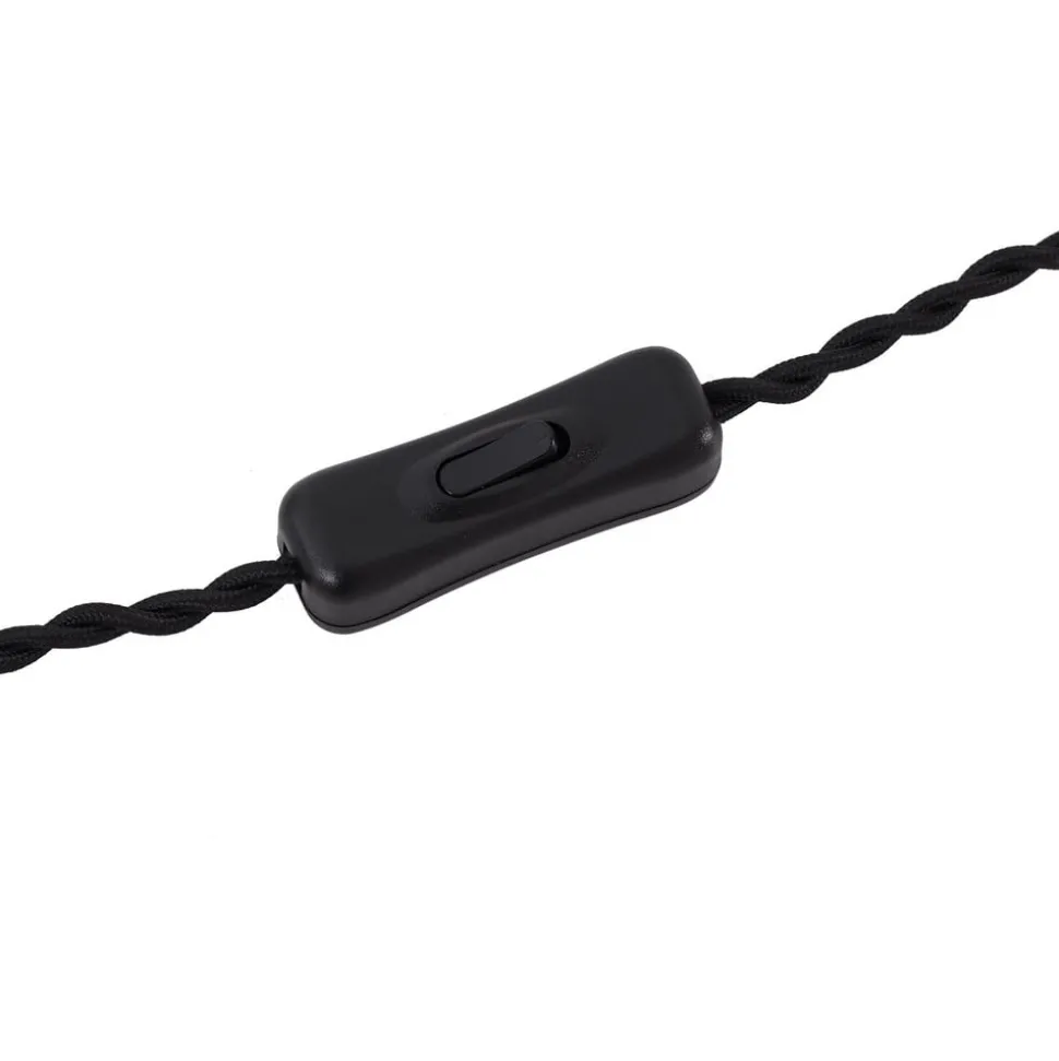 Lindby bordlampe Nuvia, højde 39,1 cm, hvid, 3D-print