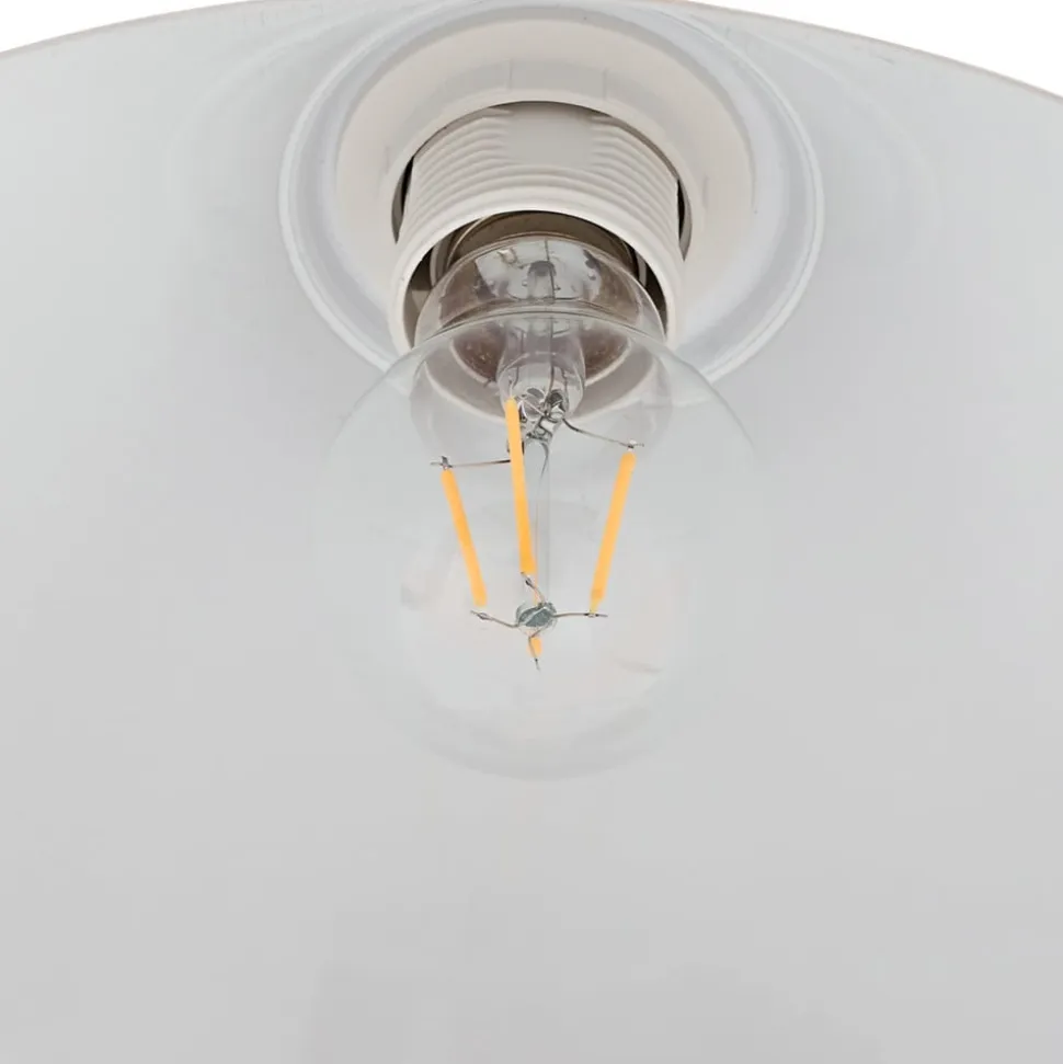 Lindby buelampe Triangolo, beige, højde 195 cm, metal, E27