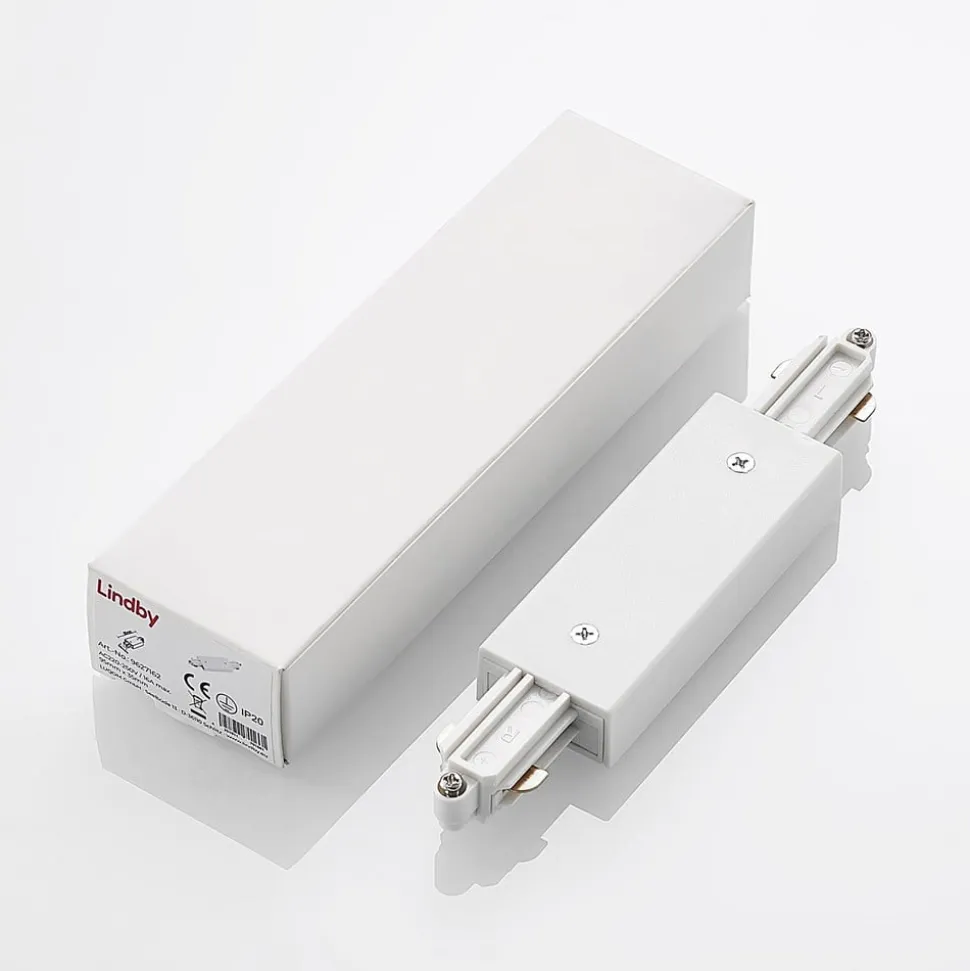Lindby center feeder Linaro, hvid, 1-faset system