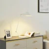 Lindby Corali bordlampe, hvid, metal, højde 64 cm
